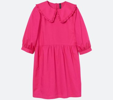 Collared Poplin Dress