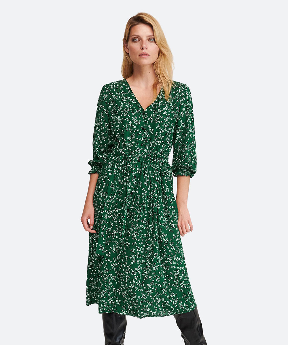 Collared Poplin Dress - Image 2