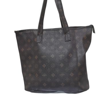 Floral Brown Shopper Bag + accessories